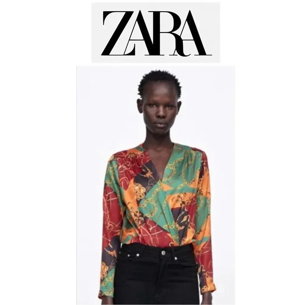 Zara Chain Print Bodysuit - Picture 9 of 10